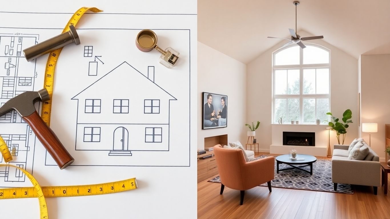 Renovare casa: planificare si finisaje interioare.