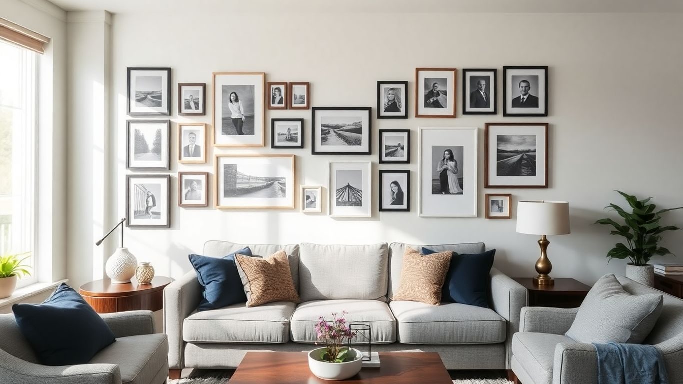 Cum să îți creezi un perete-galerie de impact fără să angajezi un designer